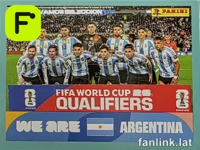 Team Photo #ARG13 — Lámina Panini FIFA World Cup 2026 (Argentina)