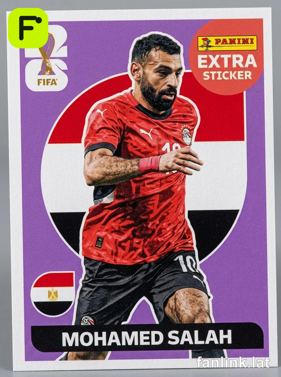 Panini Extra Sticker Foil/Shiny Sticker — Mohamed Salah