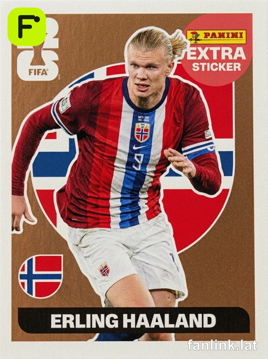 Panini Extra Sticker Extra Sticker (Bronze Parallel) — Erling Haaland