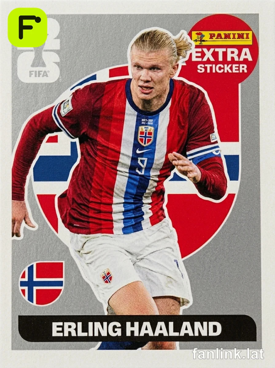 Panini Extra Sticker Extra Sticker (Silver Parallel) — Erling Haaland