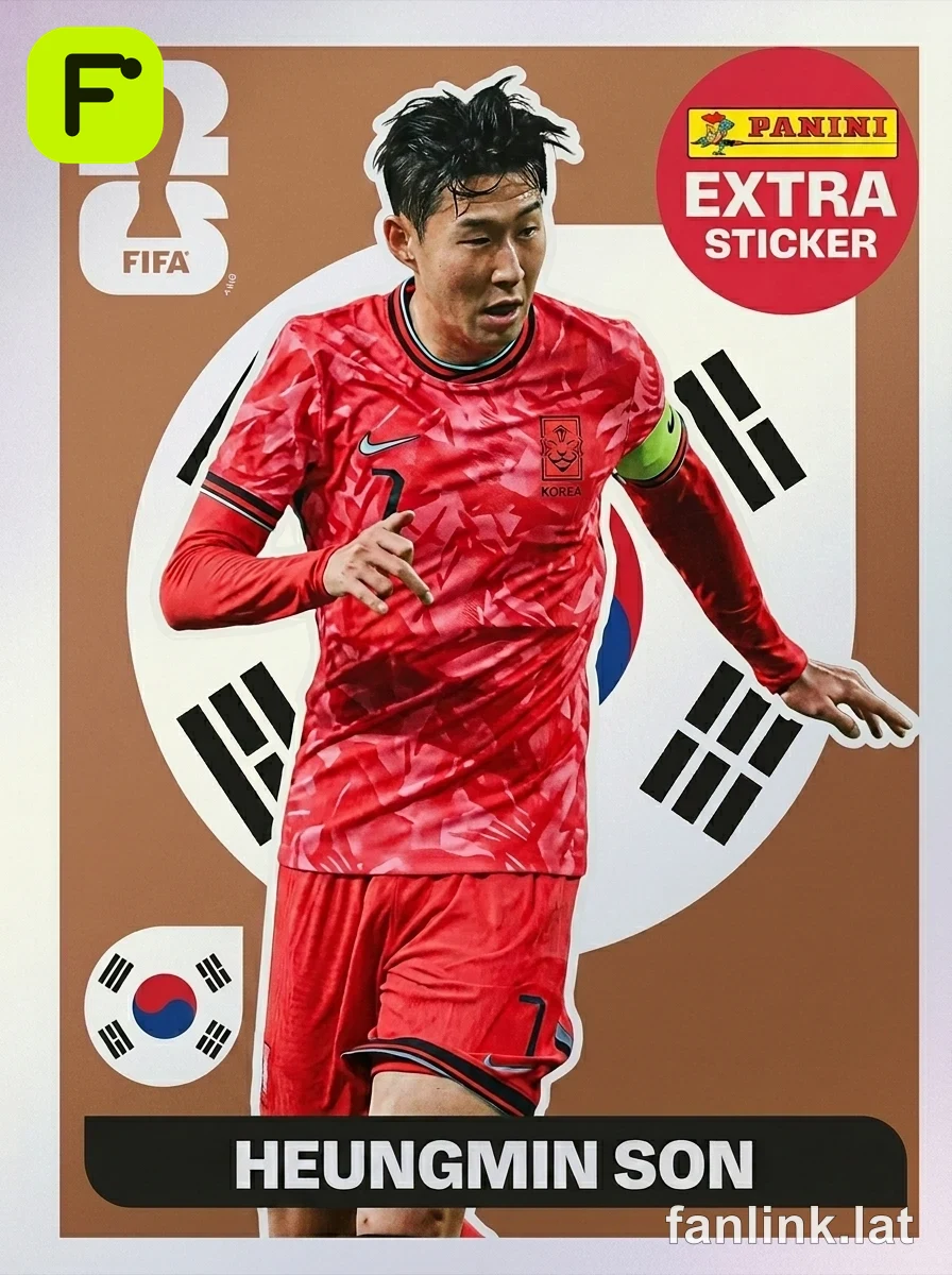 Panini Extra Sticker Bronze Extra Sticker — Son Heung-min