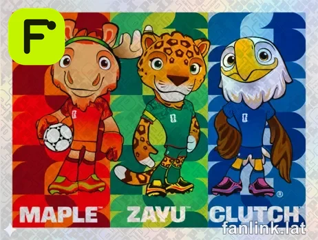 Official Mascots #FWC3 — Lámina Panini FIFA World Cup 2026 (FIFA World Cup 2026)