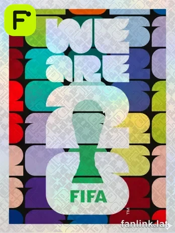 Official Slogan #FWC4 — Lámina Panini FIFA World Cup 2026 (FIFA World Cup 2026)