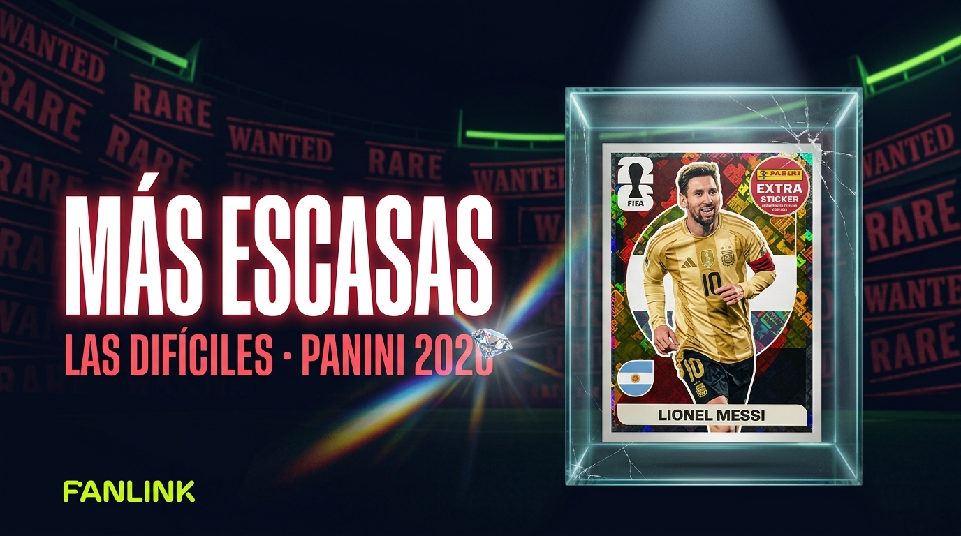 Las láminas más escasas del Mundial 2026 — FanLink · Panini FIFA World Cup 2026