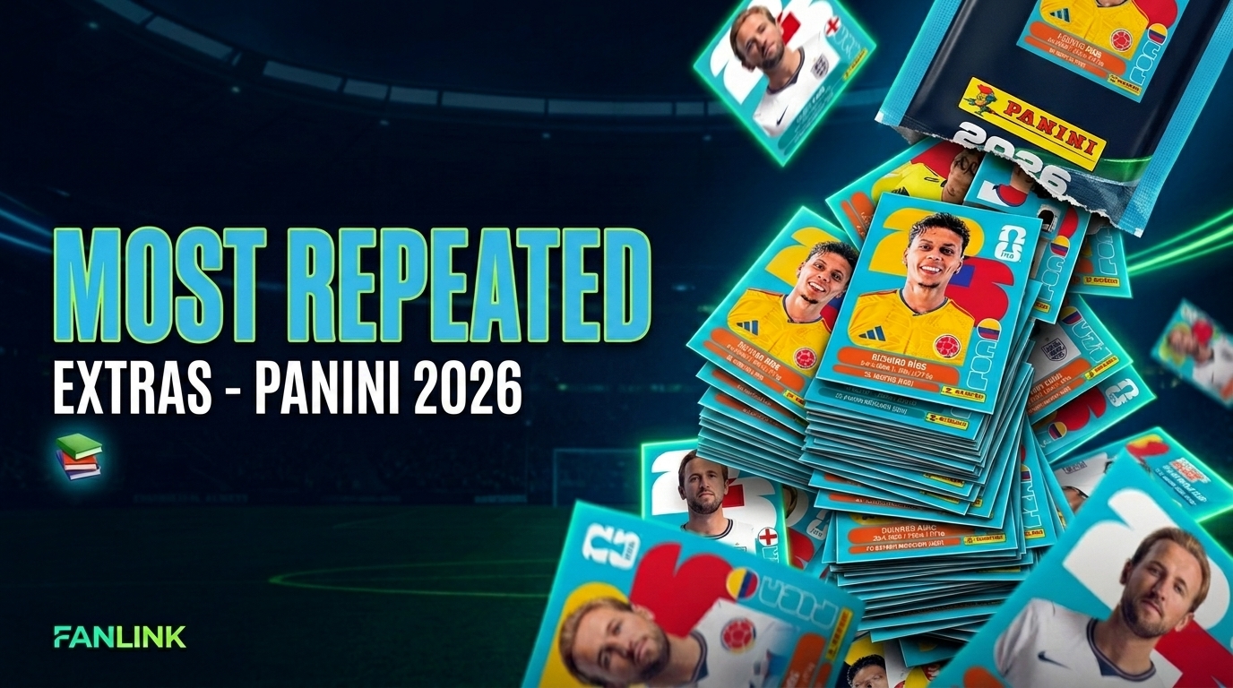 Most Common Panini World Cup 2026 Stickers — FanLink · Panini FIFA World Cup 2026