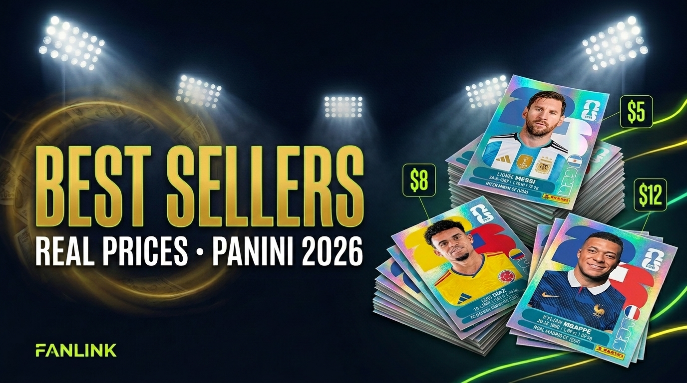 Best-Selling Panini World Cup 2026 Stickers — FanLink · Panini FIFA World Cup 2026